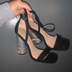 Black heels, size 5.5